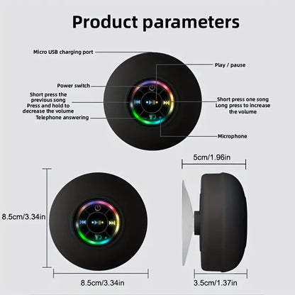 Waterproof Bathroom Bluetooth Speaker